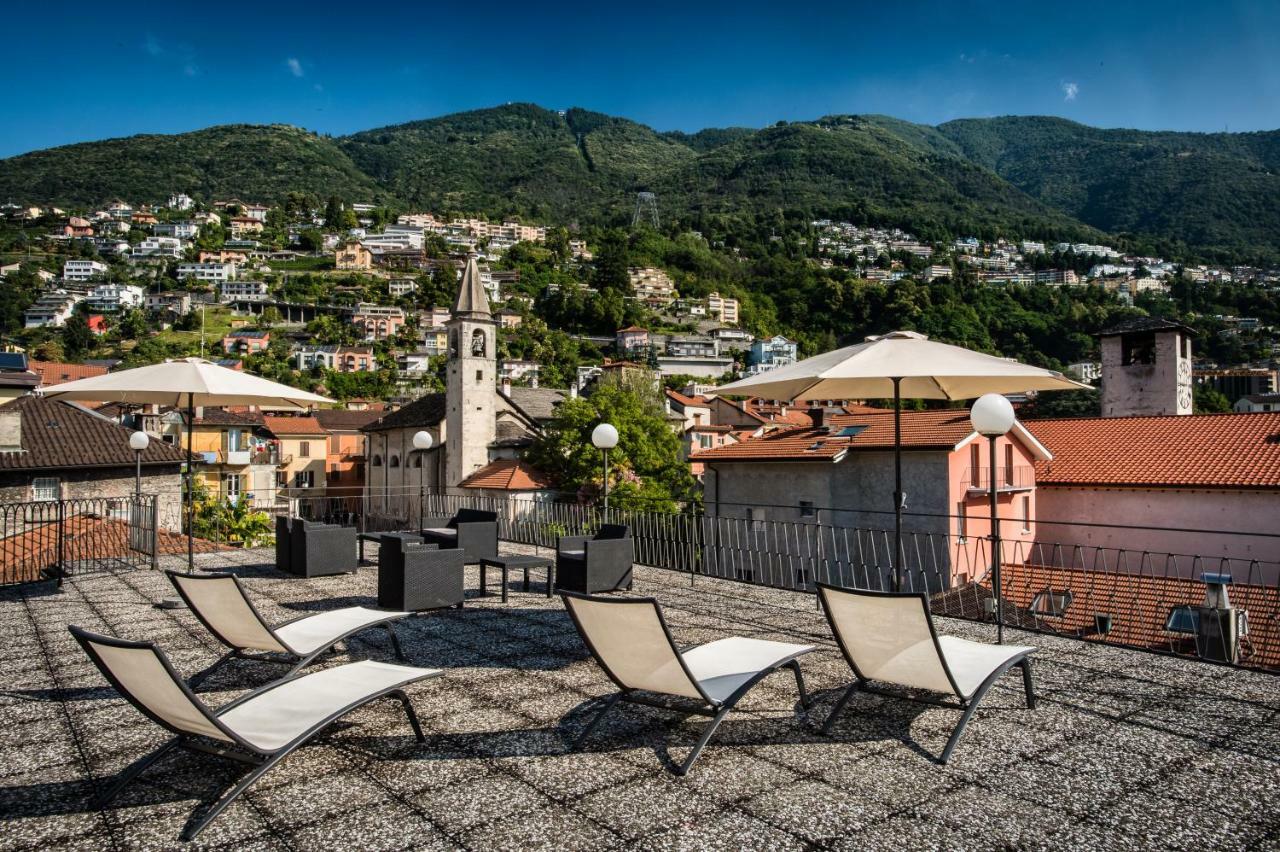 Residenze Dell'Angelo Hotel โลการ์โน ภายนอก รูปภาพ