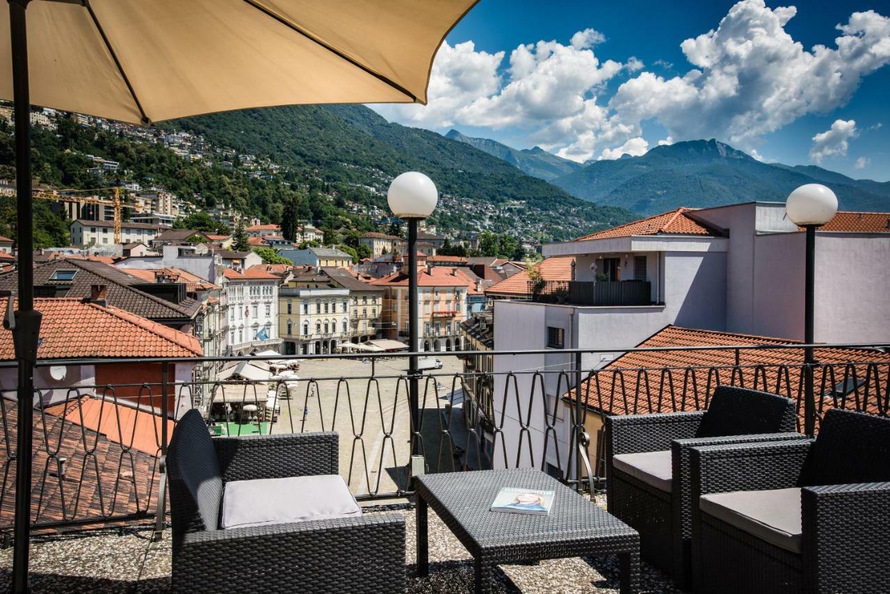 Residenze Dell'Angelo Hotel โลการ์โน ภายนอก รูปภาพ