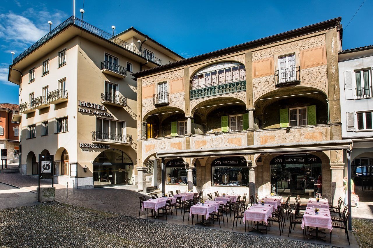 Residenze Dell'Angelo Hotel โลการ์โน ภายนอก รูปภาพ